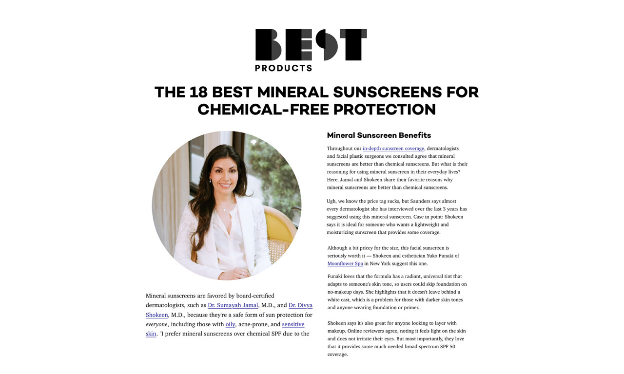 MINERAL SUNSCREENS 